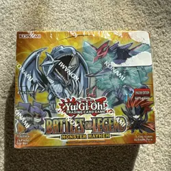 Battles of Legend: Monster Mayhem Booster Box 1st Edition Yugioh Sealed - Image 1