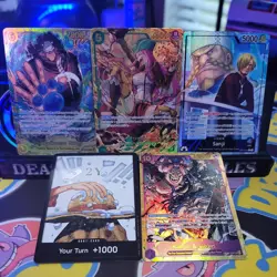 One Piece Card Lot x5 - LEADER CARD SANJI - ALL OF THEM 1 MONEY 🔥🔥 - Image 1