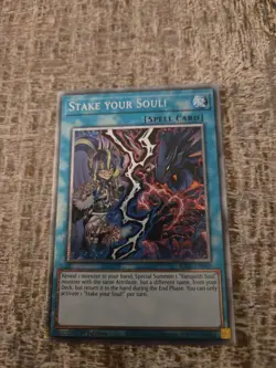 RA05-EN069 Stake your Soul! Starlight Rare 1st Ed YuGiOh - Image 1