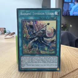 ☆ RA05-EN075 Radiant Typhoon Vision Secret Rare 1st Ed YuGiOh ☆ - Image 1
