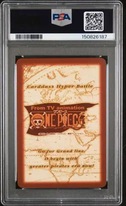 2001 ONE PIECE CARDDASS HYPER BATTLE GRAND BOX DX #C533 STRAW HAT CREW PSA 9 - Image 2