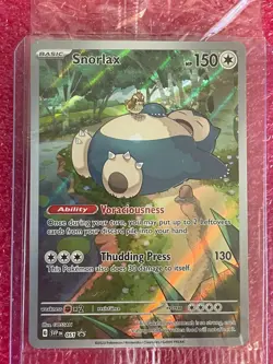 Pokemon Snorlax 051 SV: Scarlet & Violet Promo Card Holo Sealed Near Mint NM - Image 1