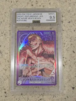 Donquixote Doflamingo (Alt Art) OP14-060 L The Azure Sea's Seven - ONE PIECE JAP - Image 1