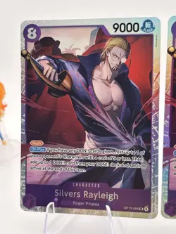 Bandai One Piece OP13 Silvers Rayleigh OP13-066 Foil x4 Rush - Image 2