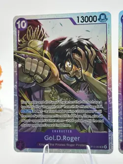 Bandai One Piece OP13 Gol D. Roger OP13-064 SR Foil x4 play set - Image 2