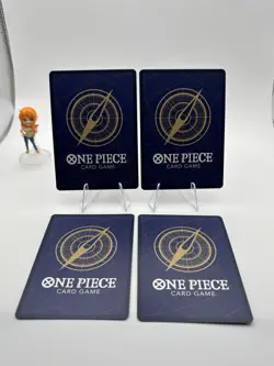 Bandai One Piece OP13 Gol D. Roger OP13-064 SR Foil x4 play set - Image 3