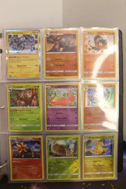 Pokemon Card Binder Lot 400 Cards Holo Reverse Vintage Modern Collection Sleeved - Image 5