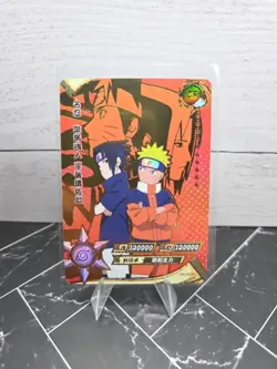 Kayou Naruto Doujin Trading Card GOLD Foil Textured ZR - NR-ZR-001 MINT - Image 1