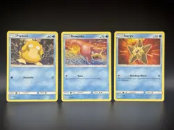 Hidden Fates Psyduck Slowpoke Staryu #11/68 #12/68 #13/68 Pokemon TCG 3 Card Lot - Image 1