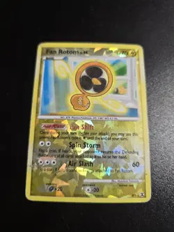 HP Fan Rotom RT1 Reverse Holo Rising Rivals Pokemon Card - Image 1