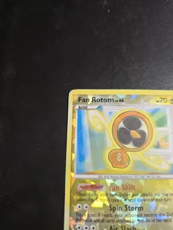 HP Fan Rotom RT1 Reverse Holo Rising Rivals Pokemon Card - Image 4