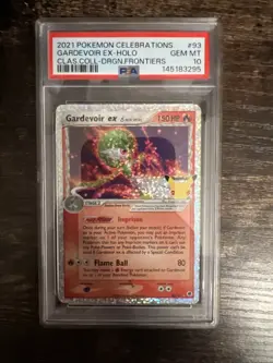 Pokemon TCG Gardevoir EX Celebrations 25th Anniversary Card 93/101 PSA 10 - Image 1