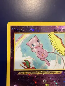 Mew 01/18 Southern Islands Reverse Holo Pokemon Card TCG Swirls (78) - Image 2