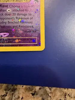 Mew 01/18 Southern Islands Reverse Holo Pokemon Card TCG Swirls (78) - Image 5