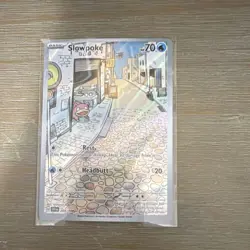 Pokemon Slowpoke Illustration Rare Full Art Holo Card SV01 204/198 Basic 70 HP - Image 1