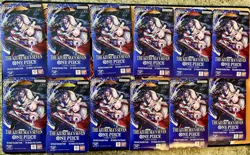 12 One Piece CCG OP-14 New Sealed Sleeved Packs Booster Cards - Set of 12 - Image 1