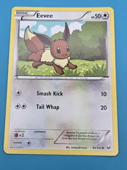 Eevee 84/108 Dark Explorers Regular Common Card 2012 Pokemon LP - Image 1