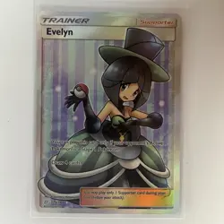 Pokemon Evelyn Full Art Trainer Sm-Team Up Holo Card 175/181 NM Condition - Image 1