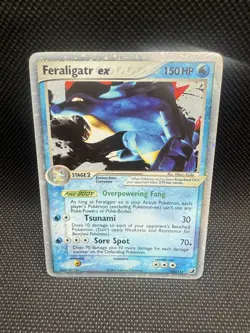 Feraligatr EX 103/115 Unseen Forces Holo Ultra Rare HOLO Pokemon Card NM - Image 1