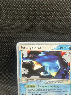 Feraligatr EX 103/115 Unseen Forces Holo Ultra Rare HOLO Pokemon Card NM - Image 3