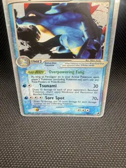 Feraligatr EX 103/115 Unseen Forces Holo Ultra Rare HOLO Pokemon Card NM - Image 4