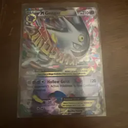 Pokemon TCG M Gengar EX Black Star Promo Card XY166 NM Near Mint - Image 1