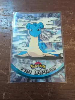 Pokemon Topps Lapras #131 Non-Holo Vintage 2000 TV Animation Card - Image 1