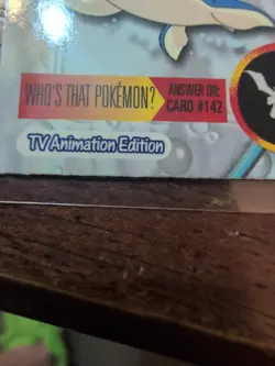 Pokemon Topps Lapras #131 Non-Holo Vintage 2000 TV Animation Card - Image 4