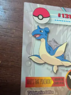 Pokemon Topps Lapras #131 Non-Holo Vintage 2000 TV Animation Card - Image 5