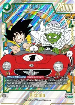 Piccolo Driving School SB02-043 SR Dragon Ball Super Card Game Foil Rare NM+ - Image 1