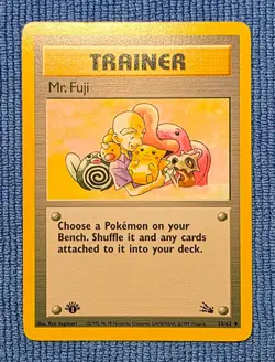 Pokemon 1999 1st EDITION 5 Card TRAINER Lot Fossil - NM - Mint - Image 5