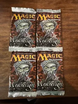 Weatherlight Booster Pack New Sealed Mtg 4 Packs Magic The Gathering - Image 1
