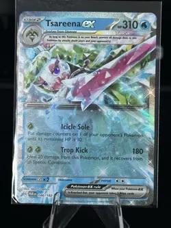 Pokemon TCG Tsareena EX Paradox Rift Holo Double Rare Card 046/182 - Image 1