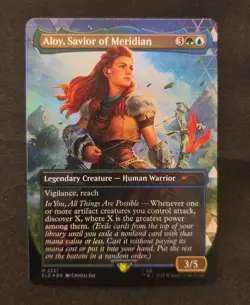 MTG English Aloy, Savior of Meridian (Rainbow Foil) NM Foil Secret Lair - Image 1