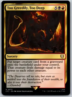 Too Greedily, Too Deep R Commander: The Lord of the Rings: Tales of Middle-earth - Image 1