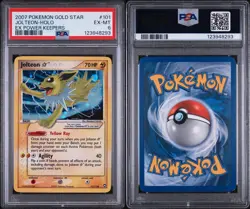 Pokemon TCG Jolteon Gold Star Card #101/108 Power Keepers PSA 6 - Image 3