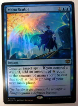 Mana Sculpt - FOIL Rare - MTG Secrets of Strixhaven - 0057 NM - Image 1