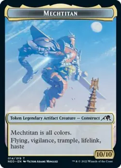 Mechtitan Token [Kamigawa: Neon Dynasty Tokens] Near Mint - Image 1