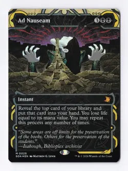 Ad Nauseam (Foil) 0025 (M) MTG Secrets of Strixhaven: Mystical Archive (SOA) - Image 1