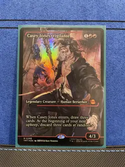 MTG - Casey Jones, Vigilante (0286) - FOIL Showcase Mythic #286 - TMNT NM - Image 1