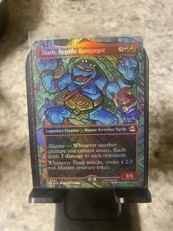 Slash, Reptile Rampager (Borderless) Teenage Mutant Ninja Turtles Foil - Image 1