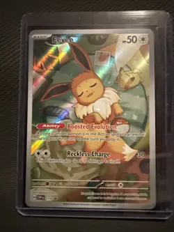 Eevee 173 Promo Illustration Full Art Pokemon Card - Image 1