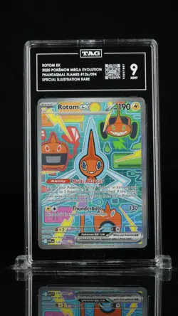 ROTOM EX 2025 POKEMON MEGA EVOLUTION #126/094 TAG 9 - Image 1