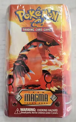 2004 POKEMON "EX MAGMA VS AQUA " TEAM MAGMA THEME DECK FACTORY SEALED/NEW - Image 1