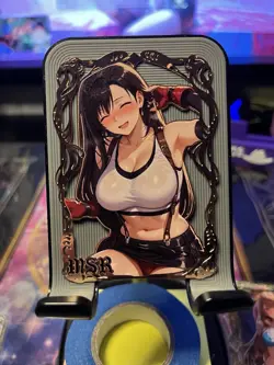 Goddess Story Metal Card Serialized Anime Waifu Random # Tifa Lockheart - Image 1