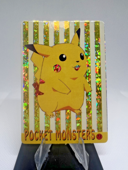 Pokemon Vintage Pocket Monsters Vending HOLO Prism Sticker 1999 Nintendo Japan - Image 1
