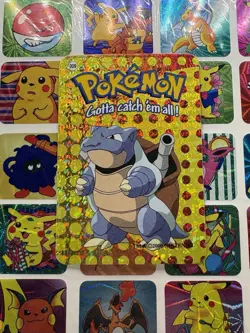 Pokemon Blastoise Rare Vintage Vending HOLO Prism Sticker 2000 Nintendo - Image 1