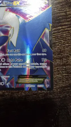 Latios EX [Full Art Holo] 101/108 XY Roaring Skies Pokemon Card TCG - Image 5