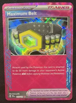2025 Pokemon Maximum Belt 117/131 Prismatic Evolutions Ace Spec NM - Image 1