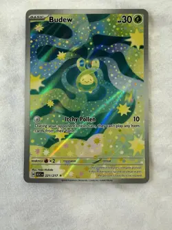 Pokemon TCG Budew 221/217 Illustration Rare Ascended Heroes NM Pack Fresh - Image 2